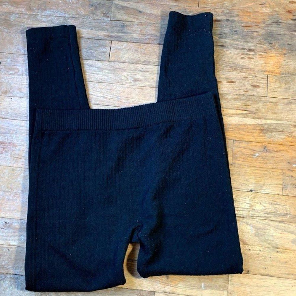 Faded Glory leggings ribbed thick girls
